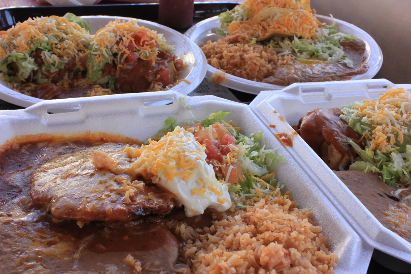 An array of Mexican lunch staples from El Norteño.