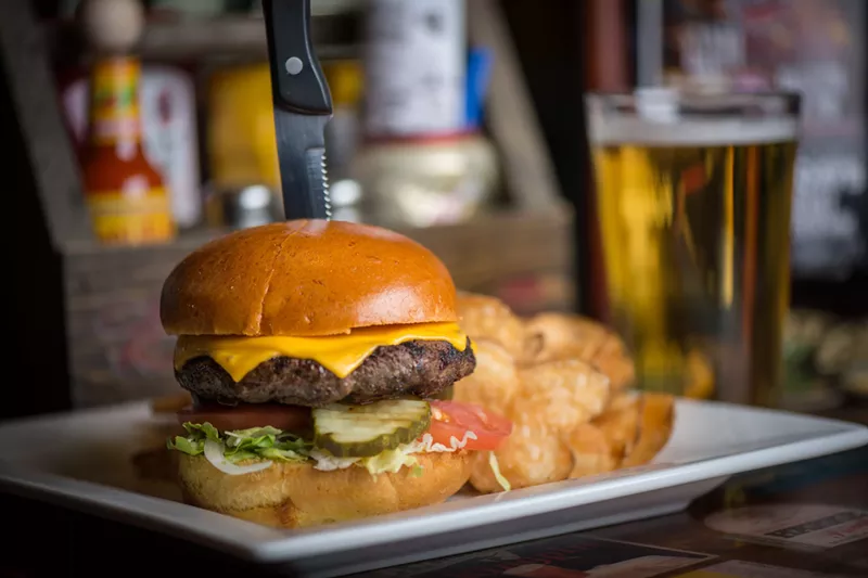 Image: The Valley is ready for football fans with drink and food specials.