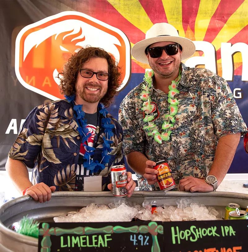 Image: Get your lei on at SanTan Brewery's SunSplash Luau.