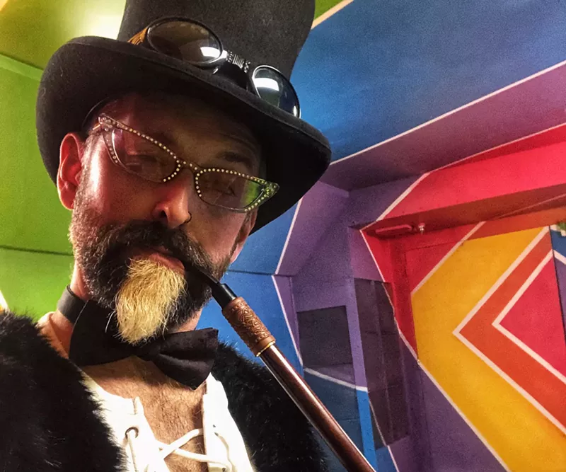 Image: Making some selfie magic at Where?House gallery.