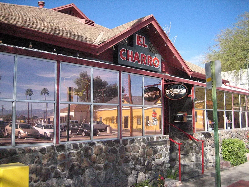 Image: El Charro's original location is listed in the National Register of Historic Places.