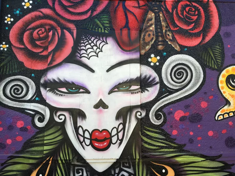 Image: Lalo Cota mural on Fifth Street in Roosevelt Row.