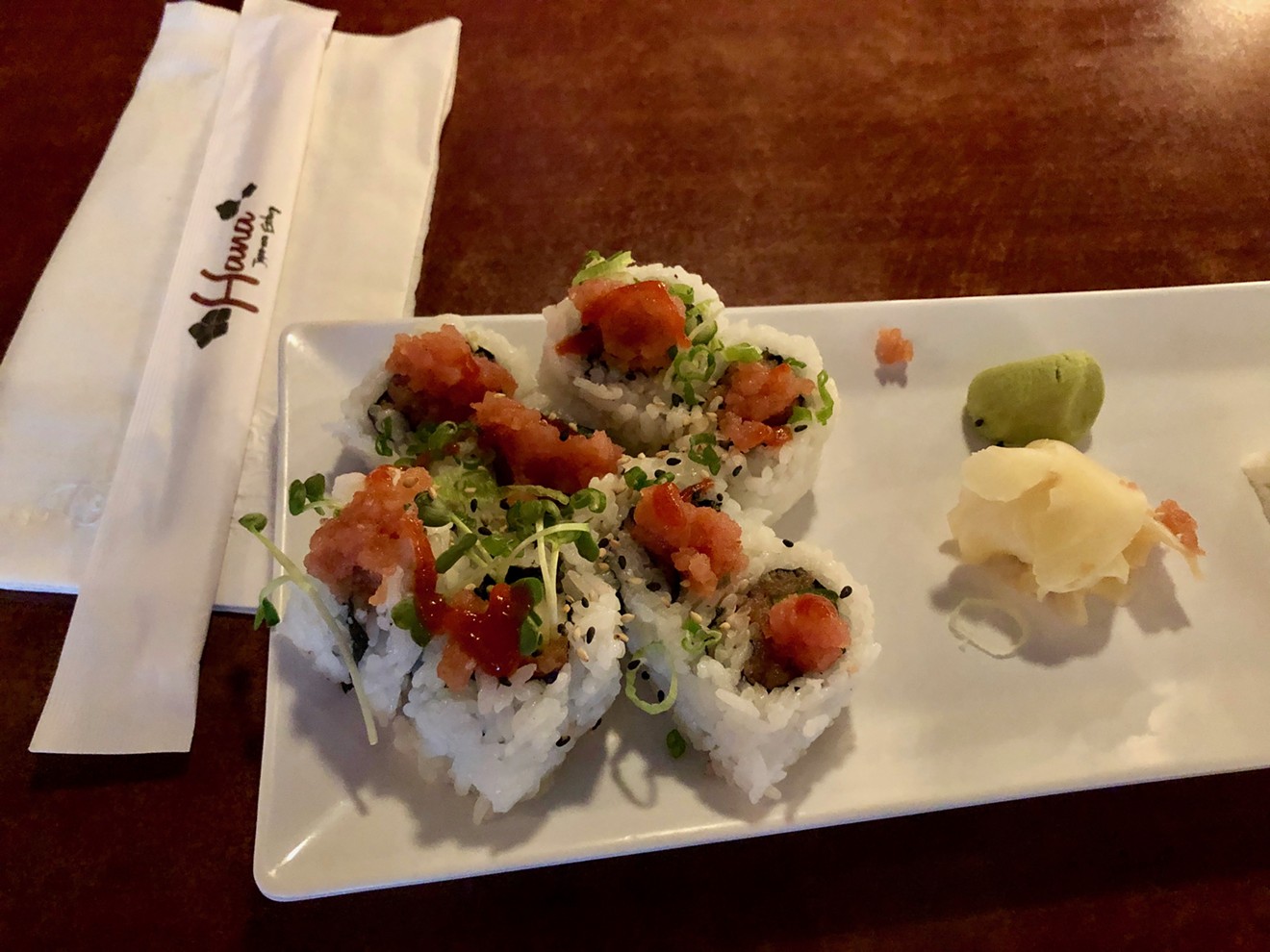 Hana Japanese Eatery has some high-end sushi.