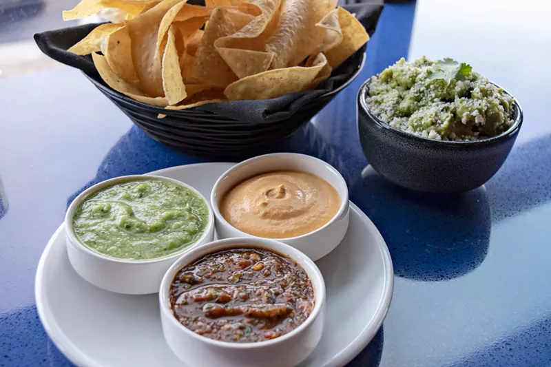 Image: The chips and salsa at Vecina.