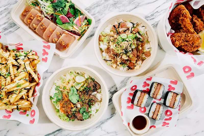 Image: An assortment of Lylo's Asian-inspired bites.