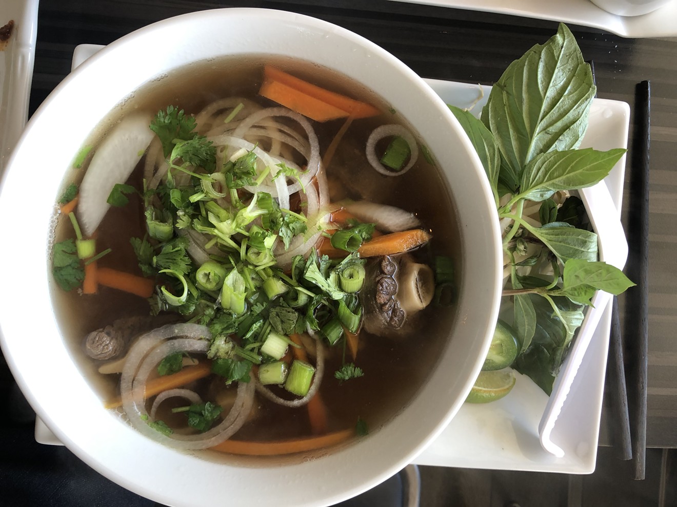 Oxtail Pho from Basilic Vietnamese Kitchen.