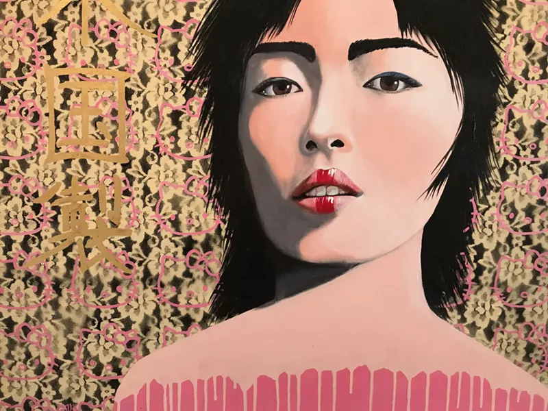 Image: See work by several artists, including Larry Willis (detail shown above), at Lotus Contemporary.