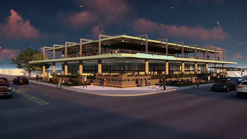 Image: A team of East Valley developers plans to bring a two-story food hall to downtown Chandler in 2024.