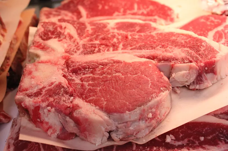 Image: Beef porterhouse at The Meat Shop.