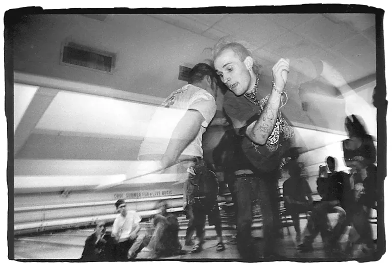 Image: Punk kids moshing at late-'90s gig at Tempe Bowl.