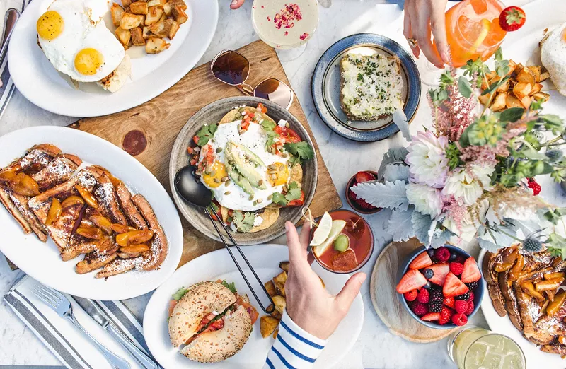 Image: Mother's Day is all about toasting and feeding mom.