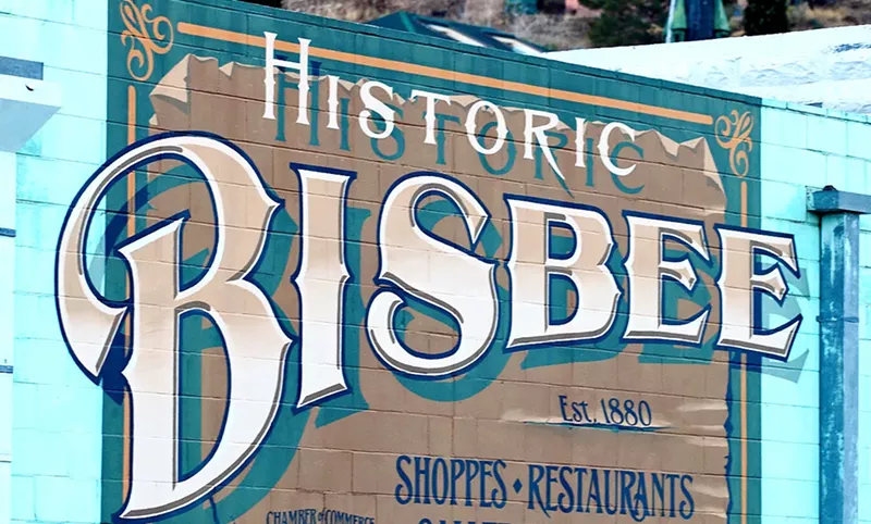 Image: A sign that says "Historic Bisbee"