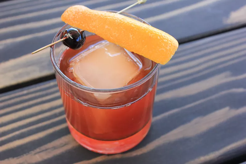 Image: Making cocktails on the road.