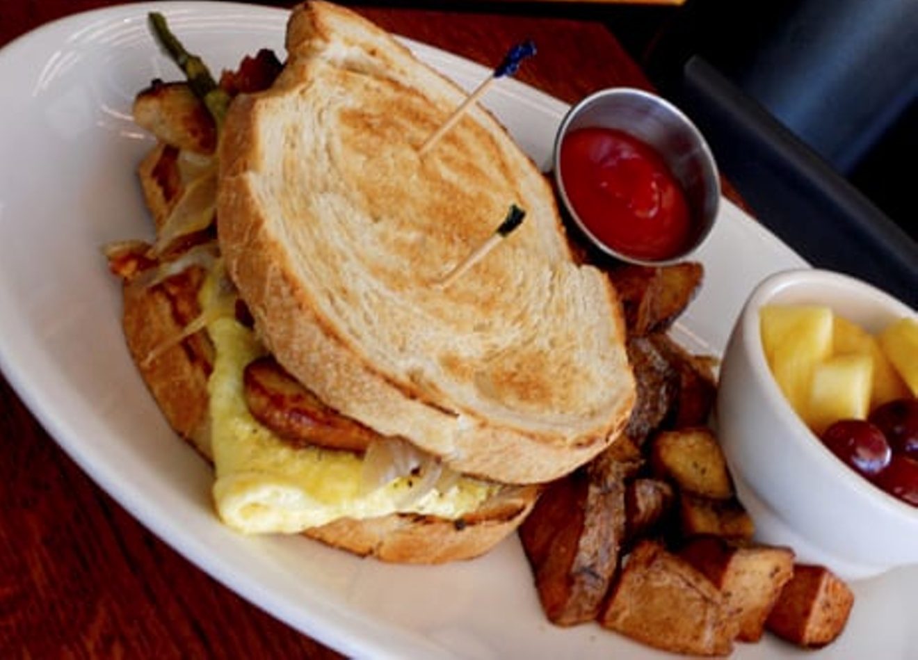 The Hangover Breakfast Sandwich at Daily Dose