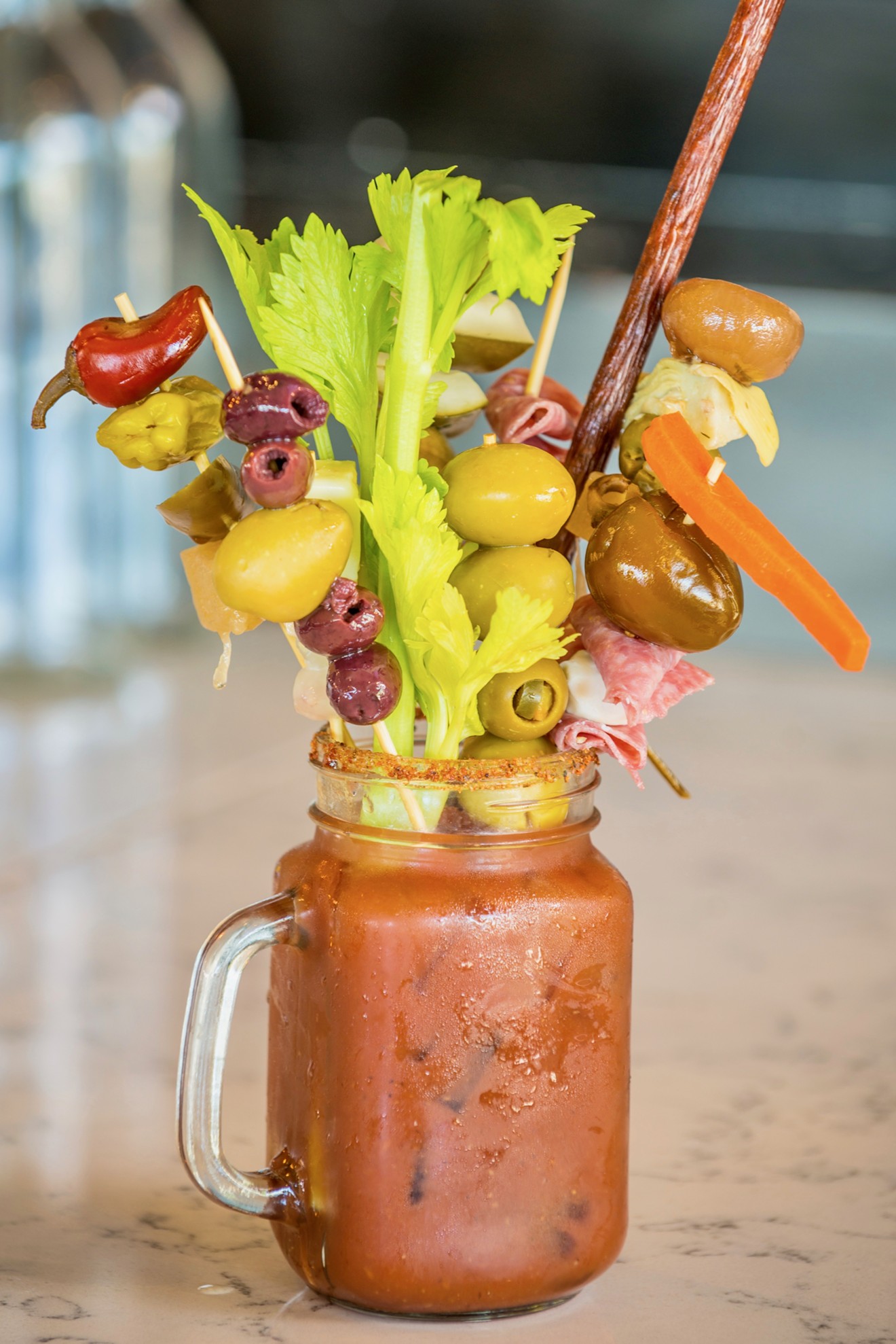 A crazy Bloody Mary? Here's where to find them in the Valley – including this one from Hash Kitchen.