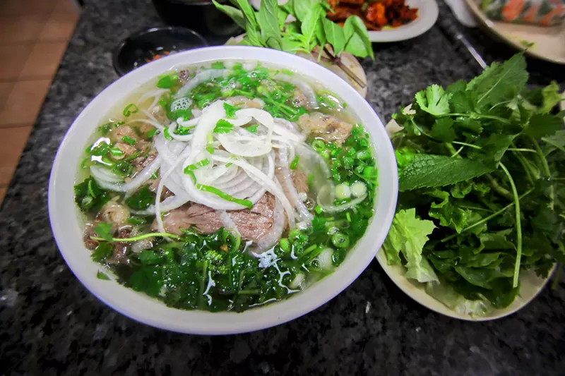 Image: Pho 43 has been serving customers for 32 years. The small restaurant's best-seller is Dac Biet Xe Lua, a soup combining steak, brisket, flank, tendon and tripe.