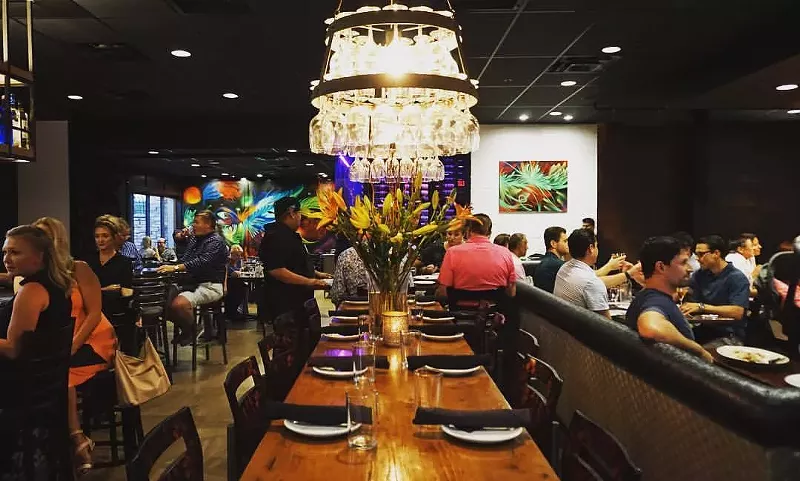 Image: The interior of 6 Degrees, a new gastropub in Scottsdale