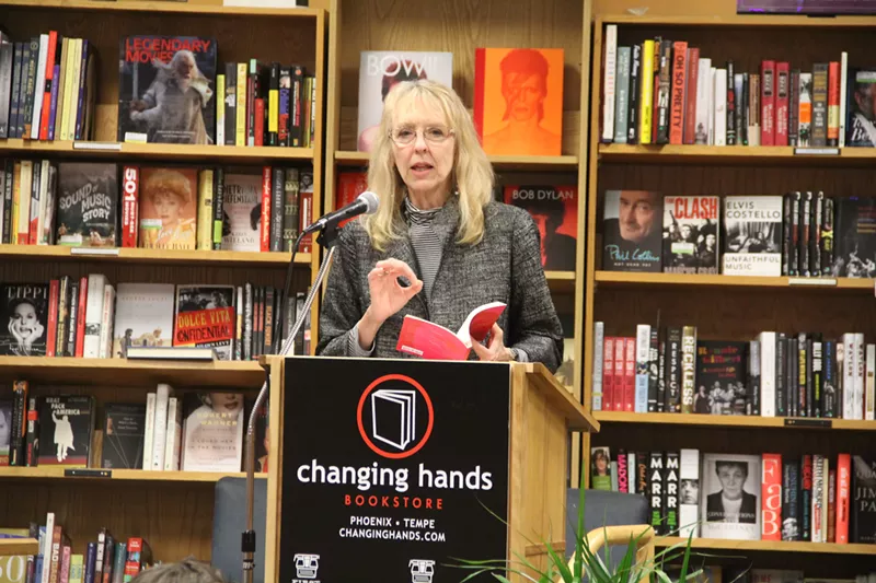 Image: Cynthia Hogue reading from her new book at Changing Hands Tempe.