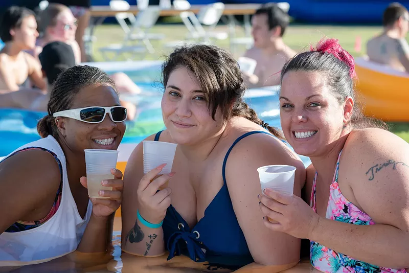 Image: Join the food, drink, and waterslide fun at Suds & Slides in Mesa.