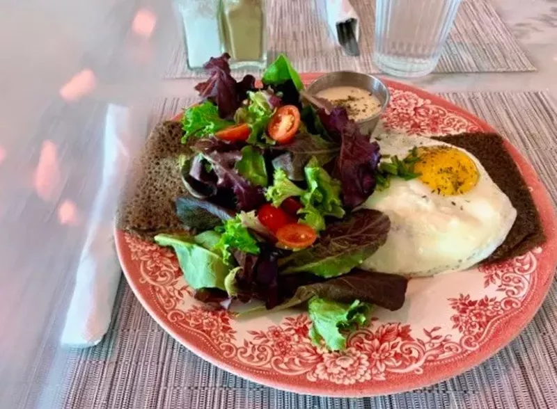 Image: Merci French Cafe offers a sweet and savory crepes.