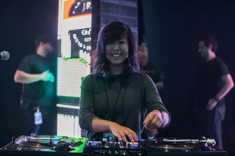 Image: DJ Javin runs her radio spots the same way she runs her live shows: like a true master.