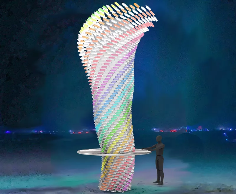Image: Rendering for Re-Cyclone by Martin Taylor and the Chromaforms Art Collective.