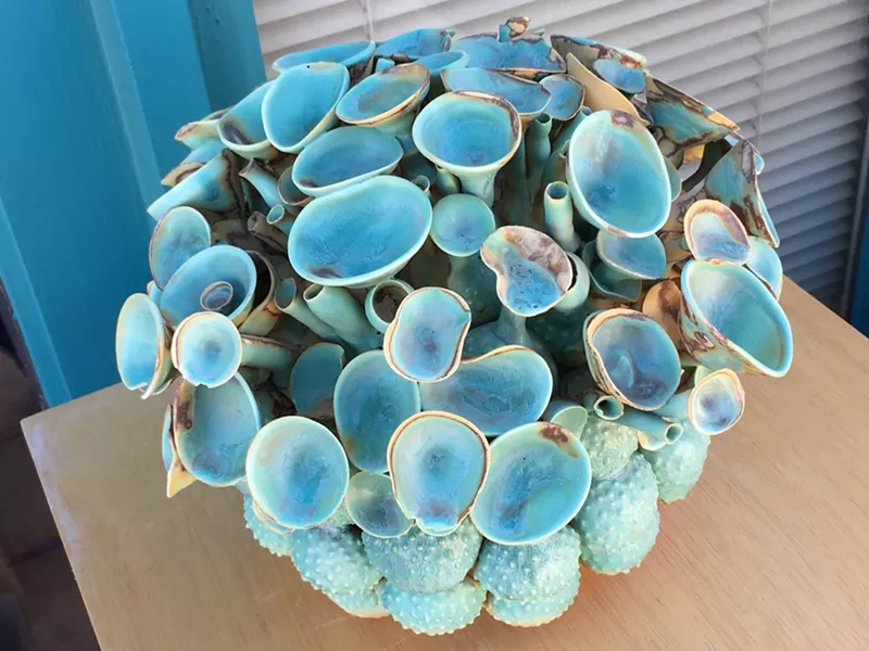 Image: Danielle Wood ceramic work featured in the 2017 ASU Ceramics Research Center self-guided tour.