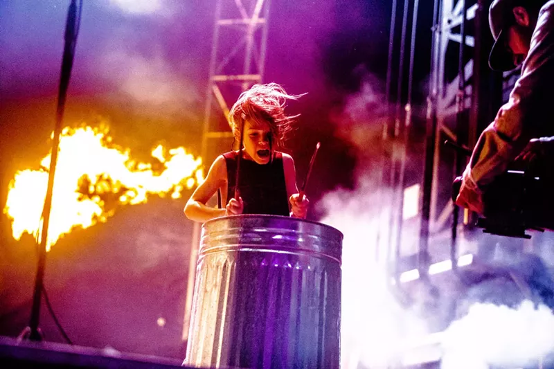 Image: Recker Eans brings the fire.