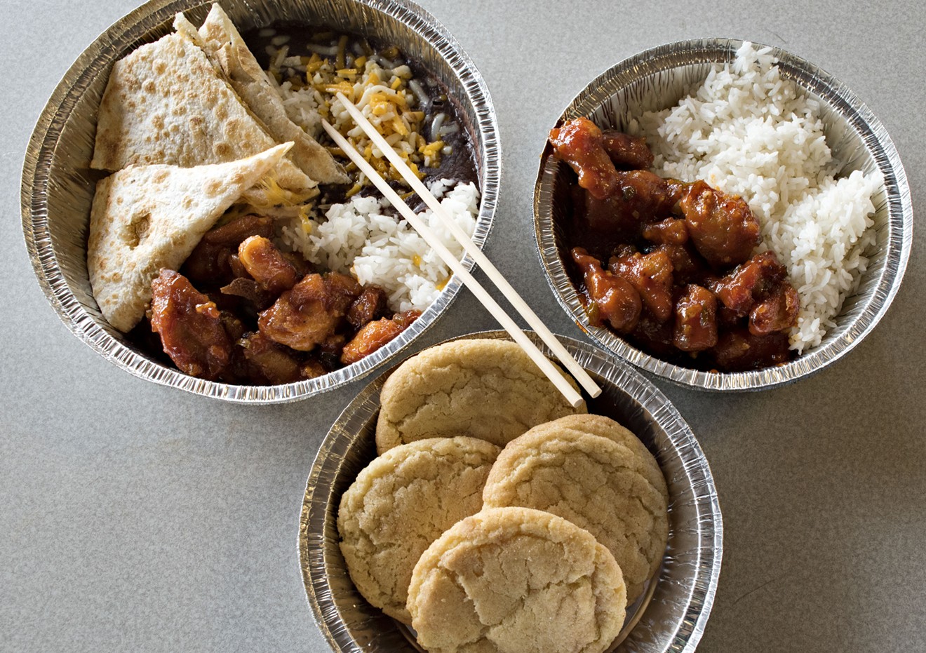 Anything goes at this classic Mex-Chinese restaurant in north Phoenix.
