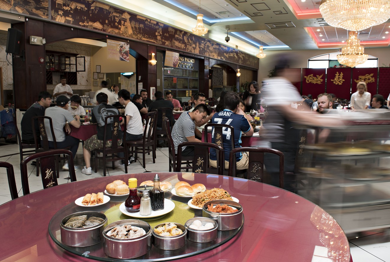 Hungry diners await the dim sum at Mekong Palace Restaurant.