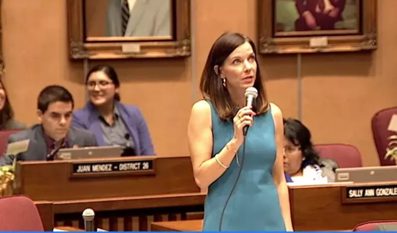 Image: Senator Michelle Ugenti-Rita exposed a man who had been trolling her.