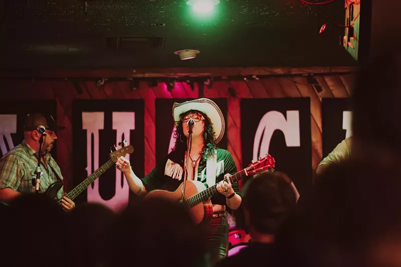 Image: Katie Mae & The Lubrication at Tempe Noise Takeover music festival, Sept. 6, 2025.