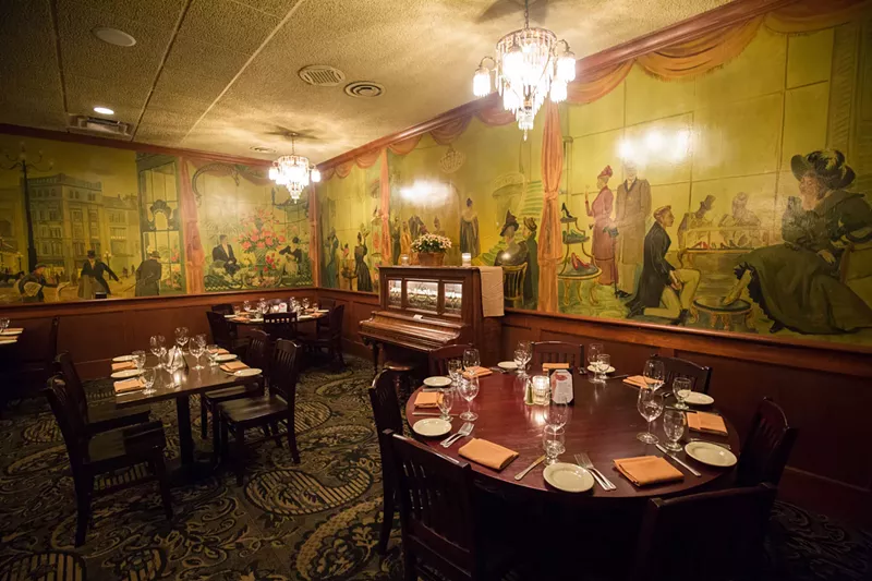 Image: The Rose Room at The Stockyards, a classic Phoenix steakhouse.