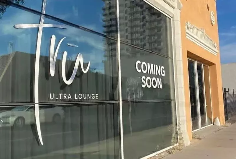 Image: The exterior of Tru Ultra Lounge in downtown Phoenix.