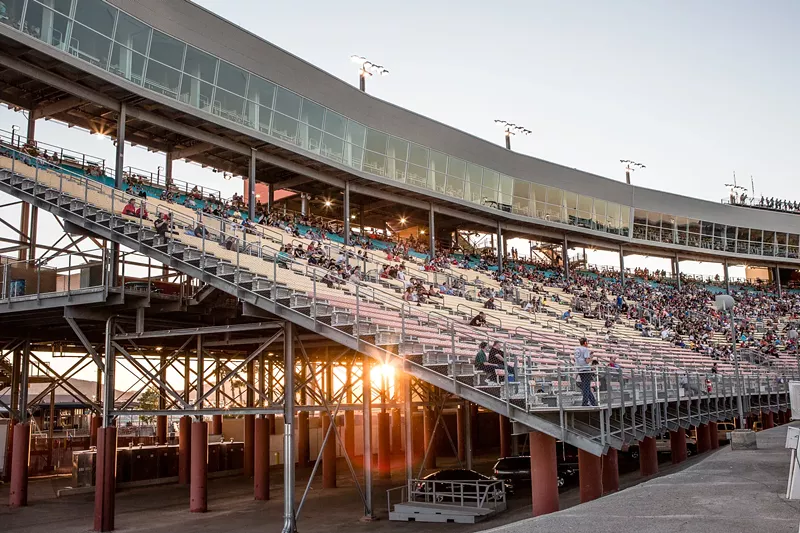 Image: Phoenix Raceway bleachers.