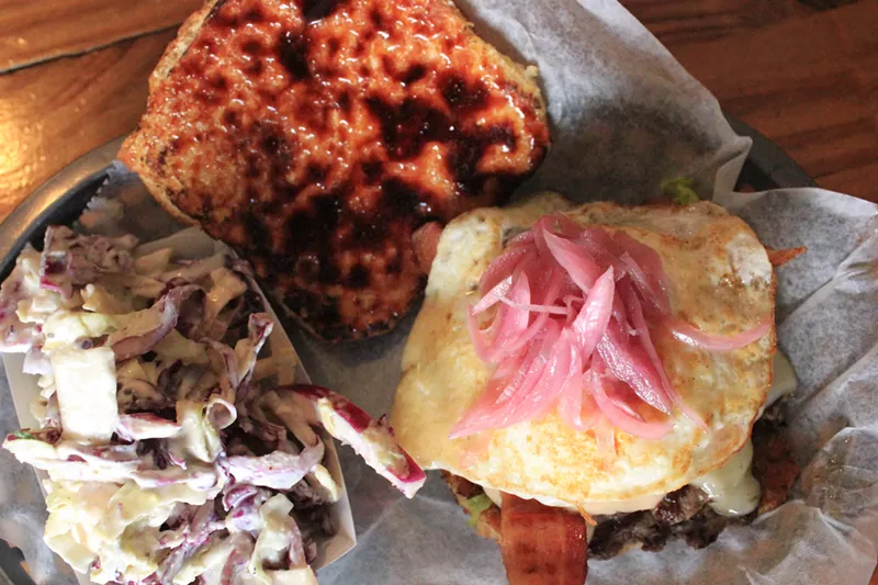 Image: Brûlée burger from Paradise Valley Burger Company