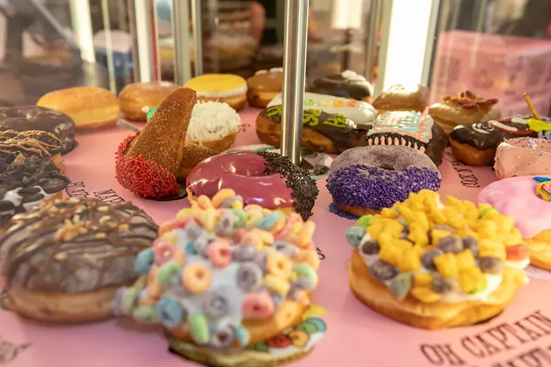 Image: At Voodoo Doughnut, flavors range from classic to wacky.