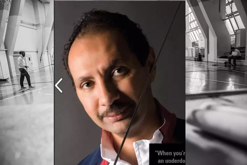 Image: Star fencing coach Mauro Hamza has been accused of abuse in a new lawsuit.