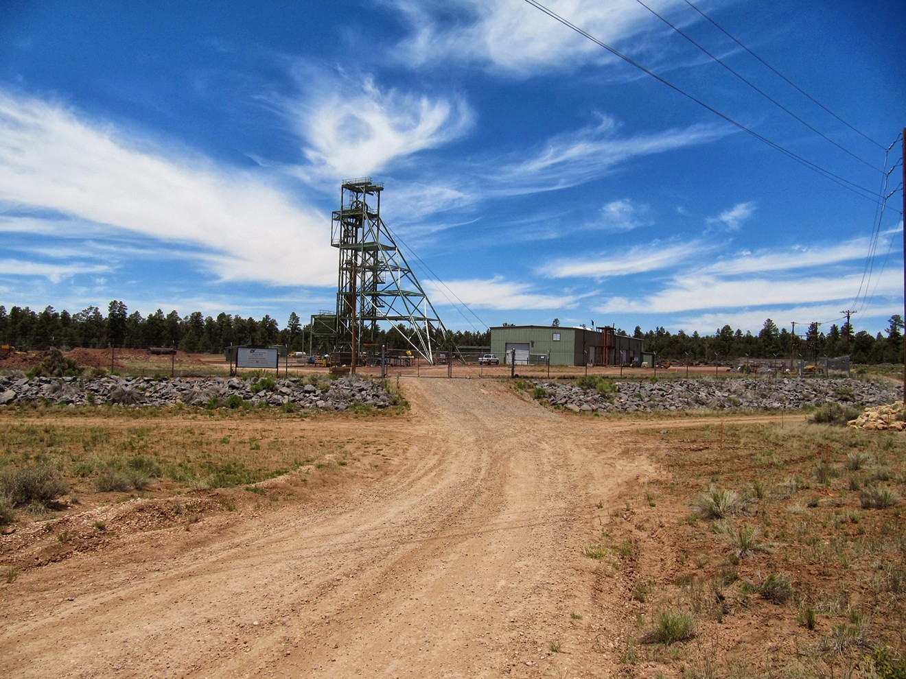 The Canyon Uranium Mine, south of Grand Canyon, in 2013. It is owned by Energy Fuels Resources.