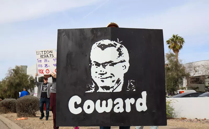 Image: Activists to protest GOP Rep. Schweikert weekly until he stops Musk