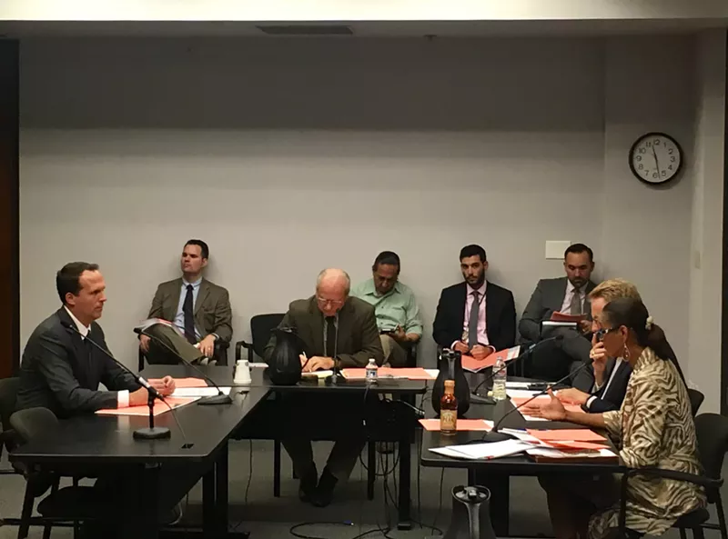 Image: Corporation Commissioners discussed a prohibition on summer utility shutoffs on Thursday, June 20, 2019.