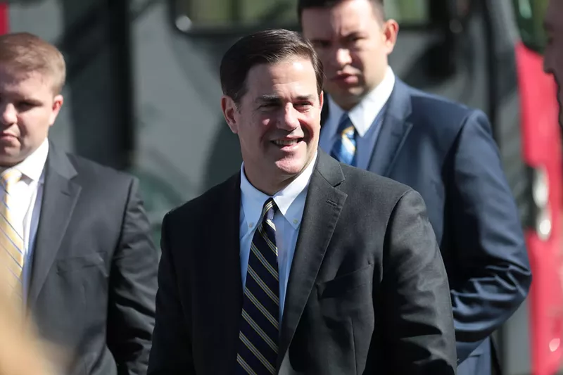 Image: Arizona Governor Doug Ducey in 2017.