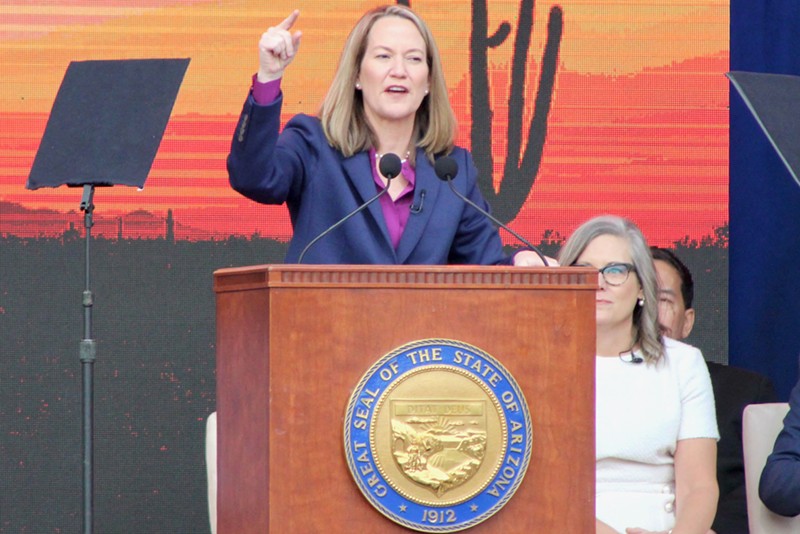 Attorney General Kris Mayes announced two lawsuits against Amazon on May 15, alleging the retail giant rips off Arizona consumers.
