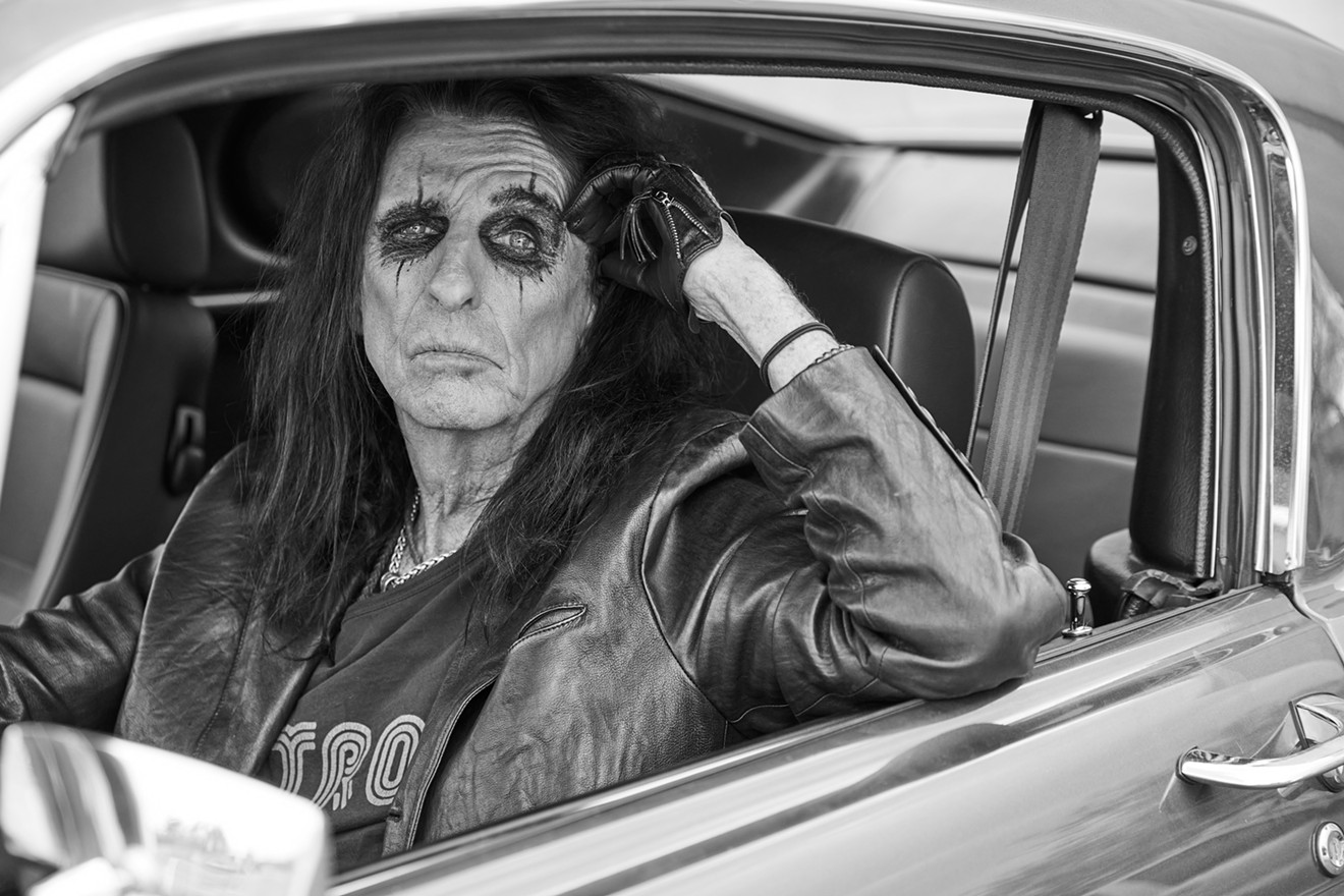 At 73, Alice Cooper is still hitting the gas pedal.