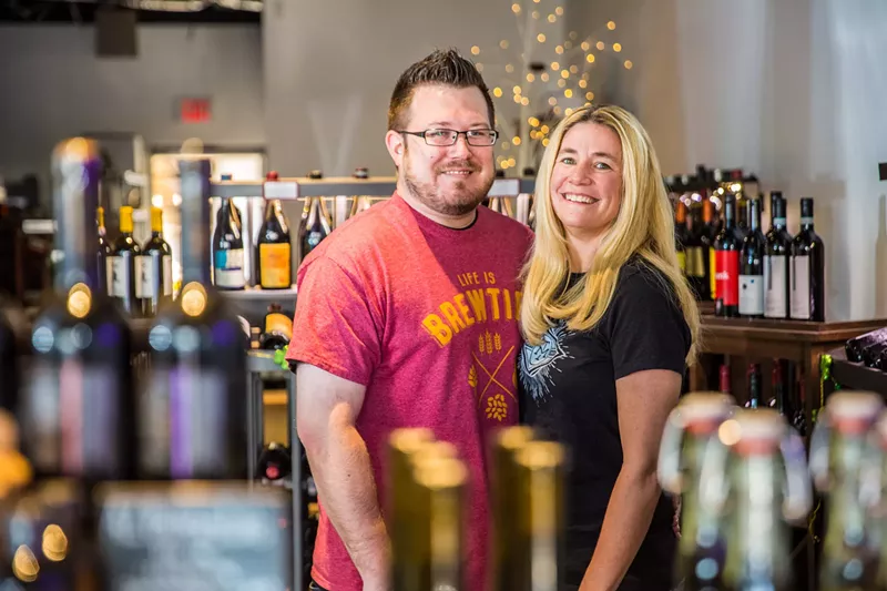 Image: Joel LaTondress and Lara Mulchay bring craft beer and wine to your door via their mom-and-pop bottle shop, Arcadia Premium.