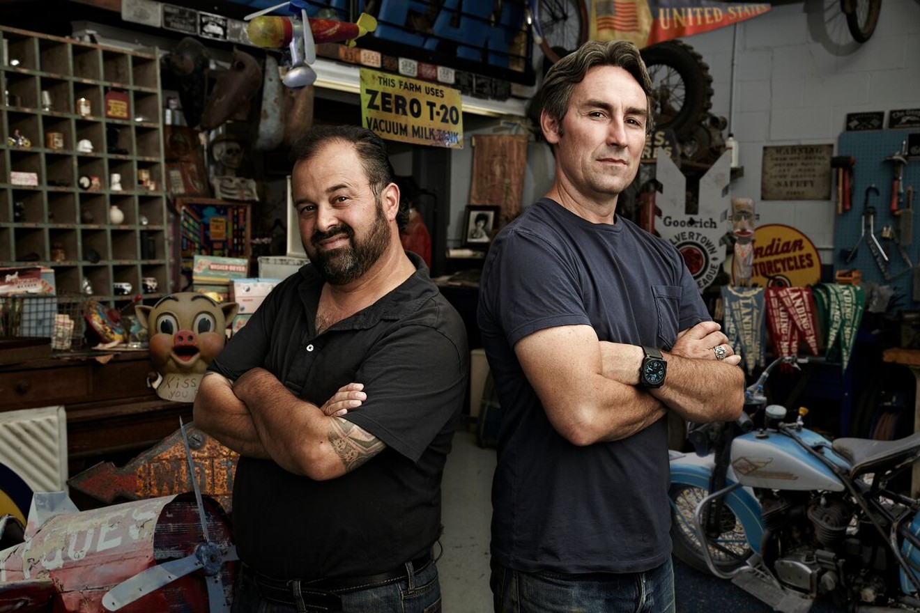 Mike Wolfe and Frank Fritz from American Pickers