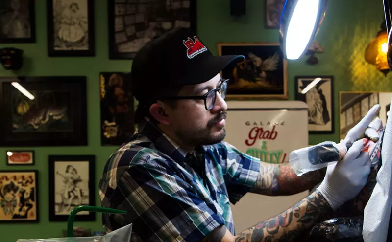 Image: Phoenix tattoo artist Paulski blends traditional methods, modern designs