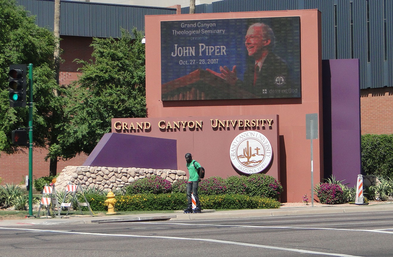 Grand Canyon University in Phoenix was closed for Good Friday, the same day that two students were killed in an wrong-way freeway crash eight miles away.