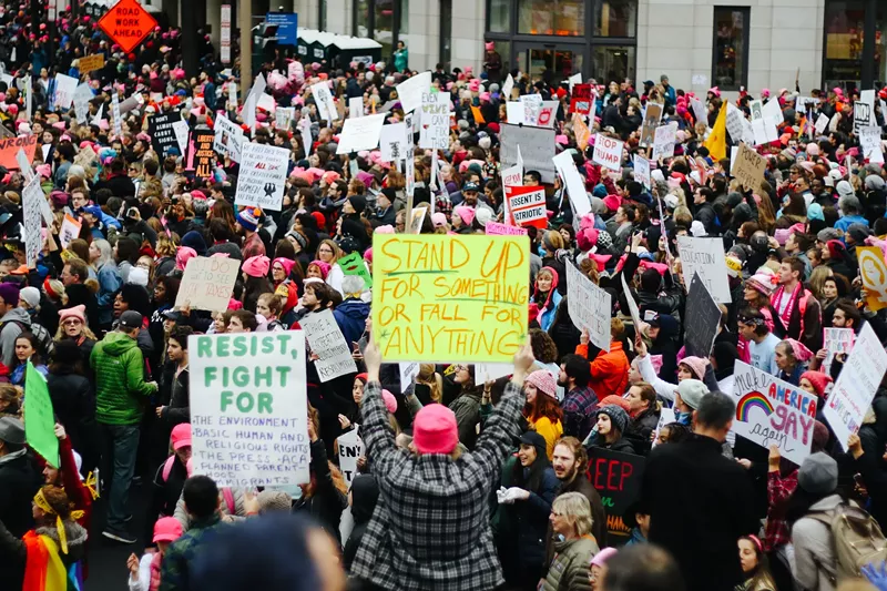 Image: It's still unclear exactly how many people marched in Washington, D.C., on Saturday, January 21, but millions marched in solidarity worldwide.