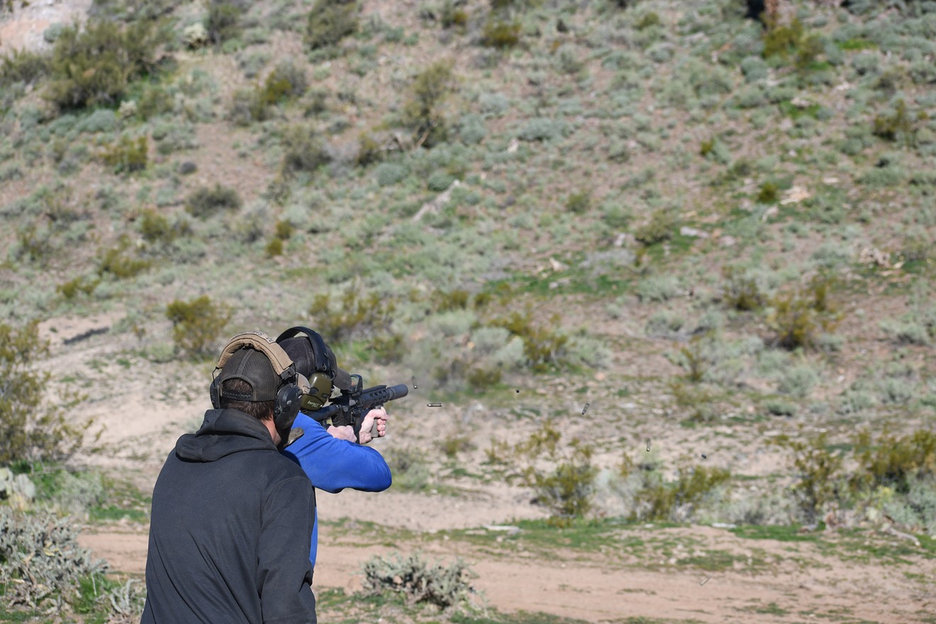 Table Mesa is a popular site for recreational target shooters in Arizona.